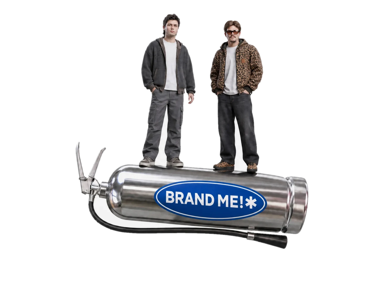 Влад и Вова на огнетушителе BRAND ME!*